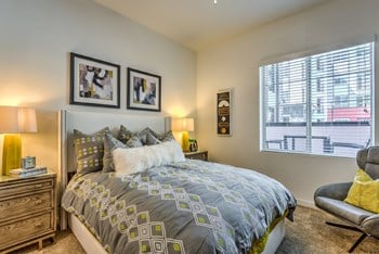 Comfortable Bedroom at Metro Gateway, Riverside, California